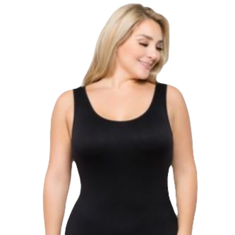 Seamless Tank Dress - Black
